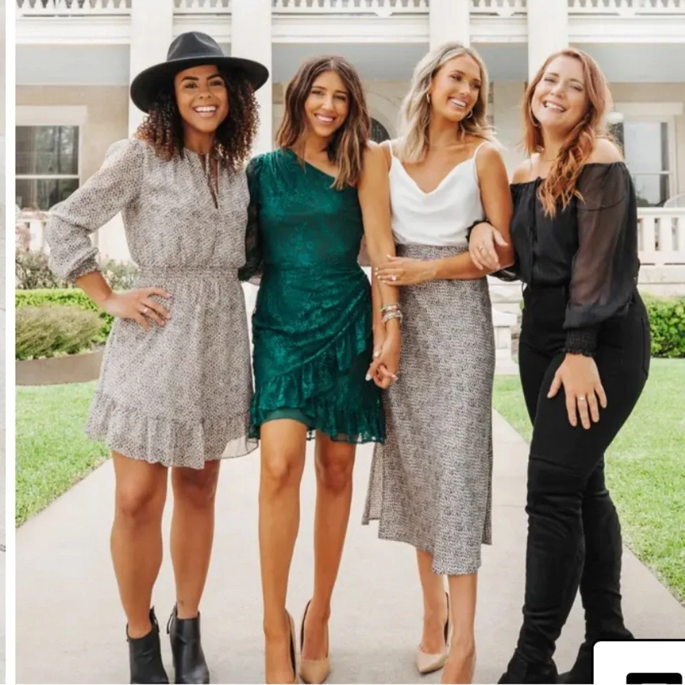 CLOSET CLEAR OUT!🎉 NWT WAYF X BFF JESS One Shoulder Lace Minidress - Picture 7 of 8